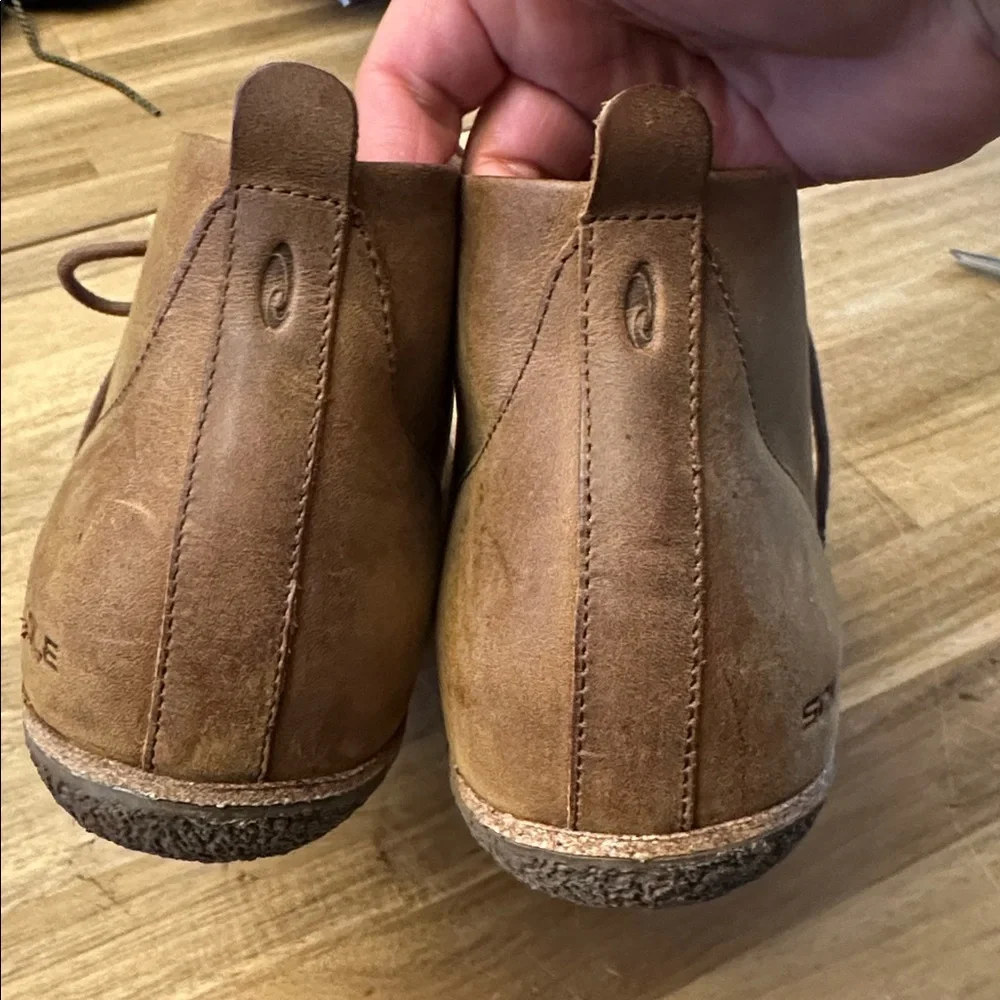SOLE leather recork chukka boots
